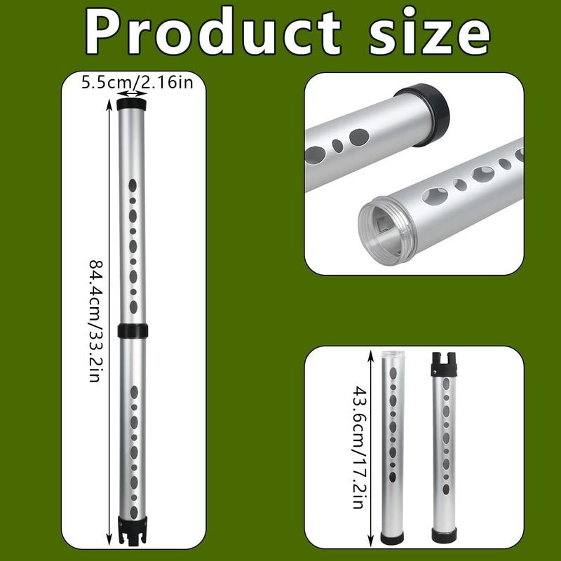 LOVACE Golf Ball Retriever, Aluminum Golf Ball Picker Upper Tube - Image 2
